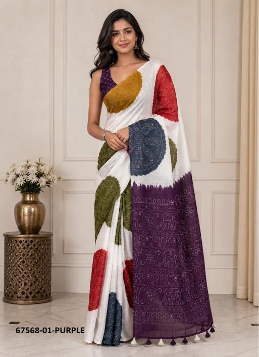 LAKSHMI PARA - Catalog # 67568 (Set of 4 Sarees) LAKSHMI PARA - Catalog # 67568 (Set of 4 Sarees)