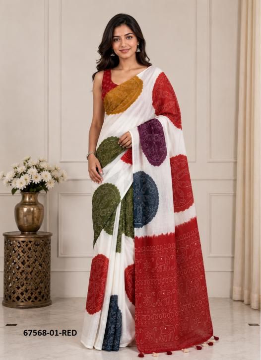 LAKSHMI PARA - Catalog # 67568 (Set of 4 Sarees) LAKSHMI PARA - Catalog # 67568 (Set of 4 Sarees)