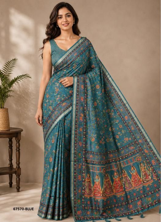 KAVEESHA - Catalog # 67570 (Set of 6 Sarees) KAVEESHA - Catalog # 67570 (Set of 6 Sarees)