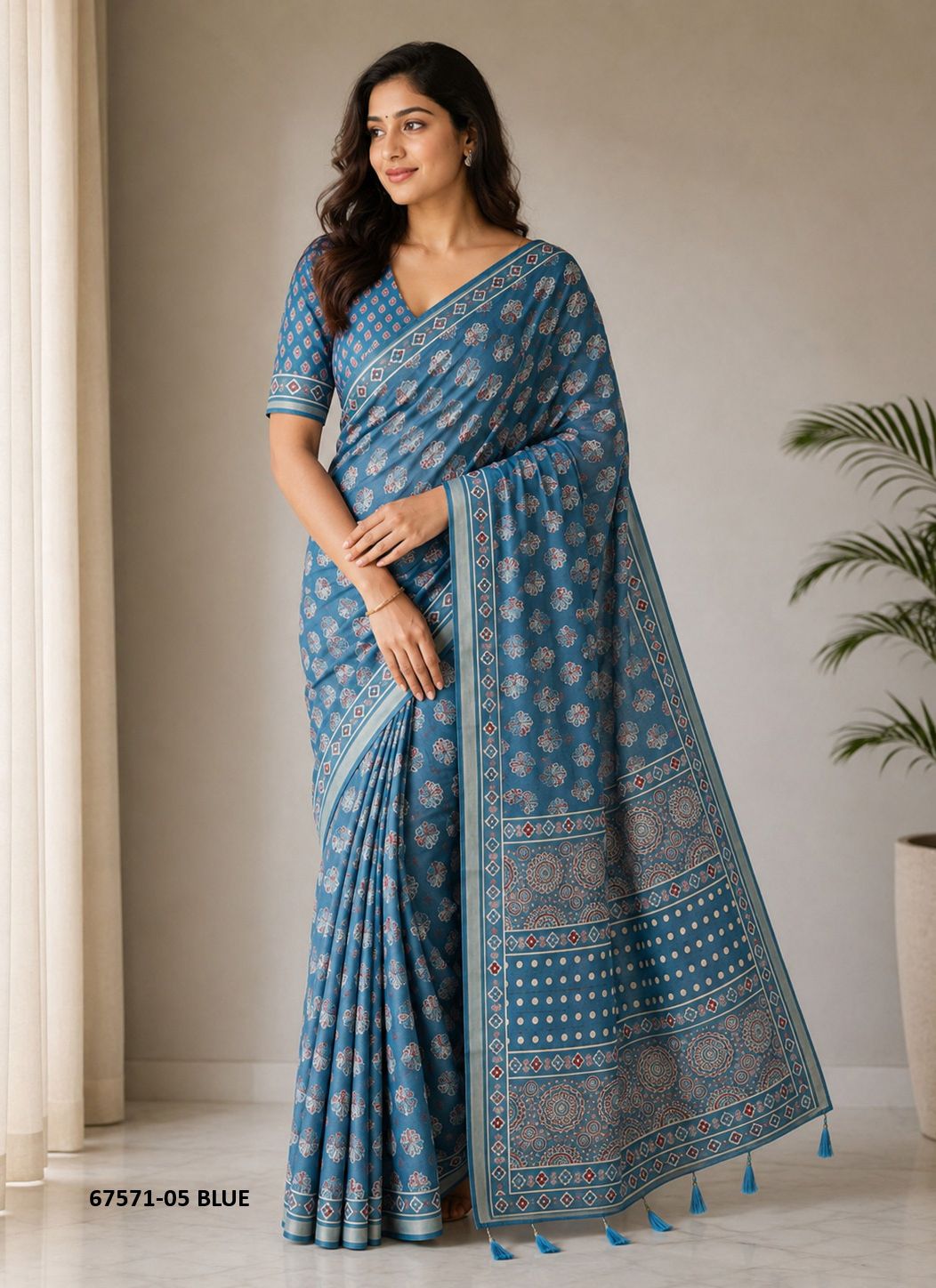 KAMINEE - Catalog # 67571 (Set of 6 Sarees)