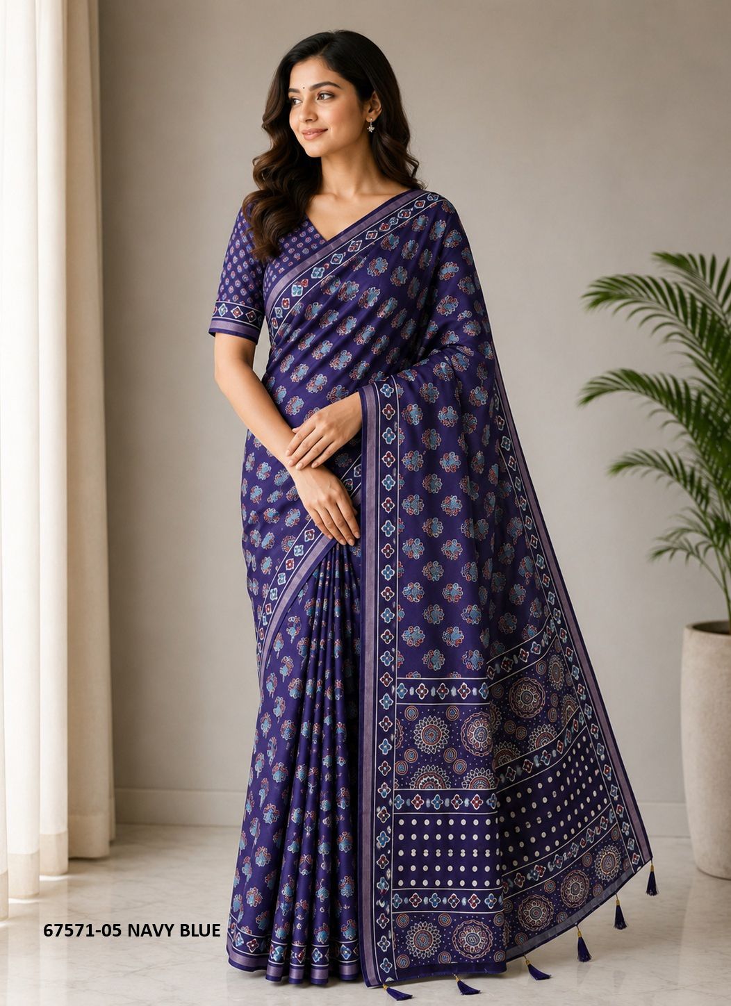 KAMINEE - Catalog # 67571 (Set of 6 Sarees)