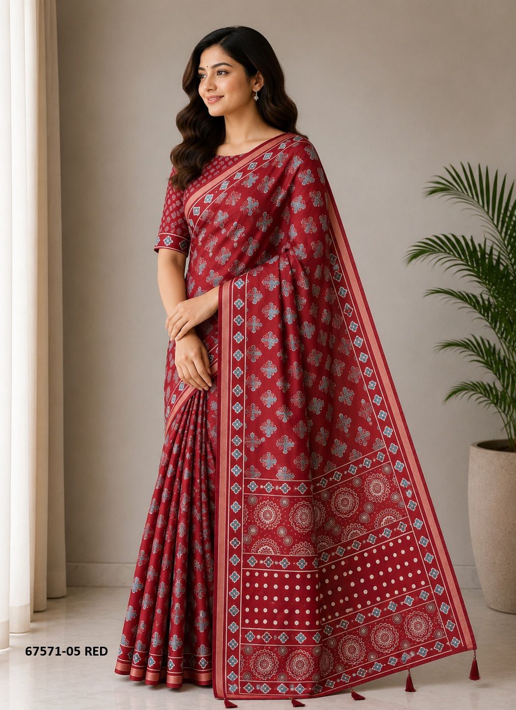 KAMINEE - Catalog # 67571 (Set of 6 Sarees)