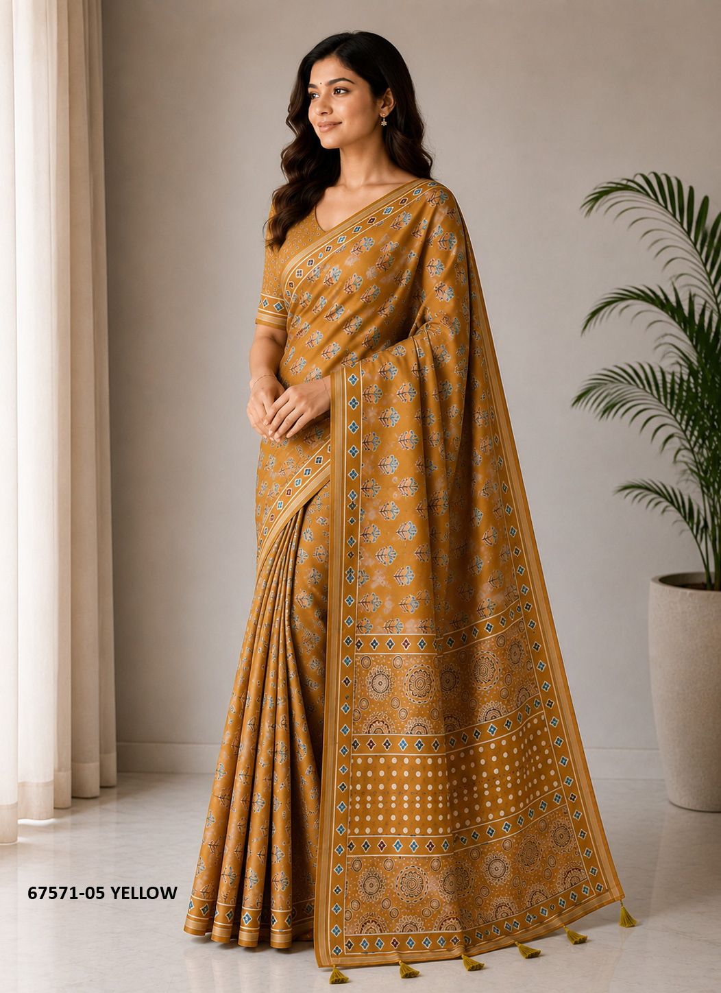 KAMINEE - Catalog # 67571 (Set of 6 Sarees)
