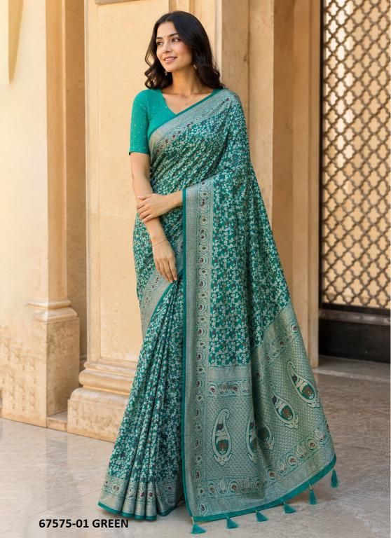 MEENA - Catalog # 67575 (Set of 5 Sarees) MEENA - Catalog # 67575 (Set of 5 Sarees)