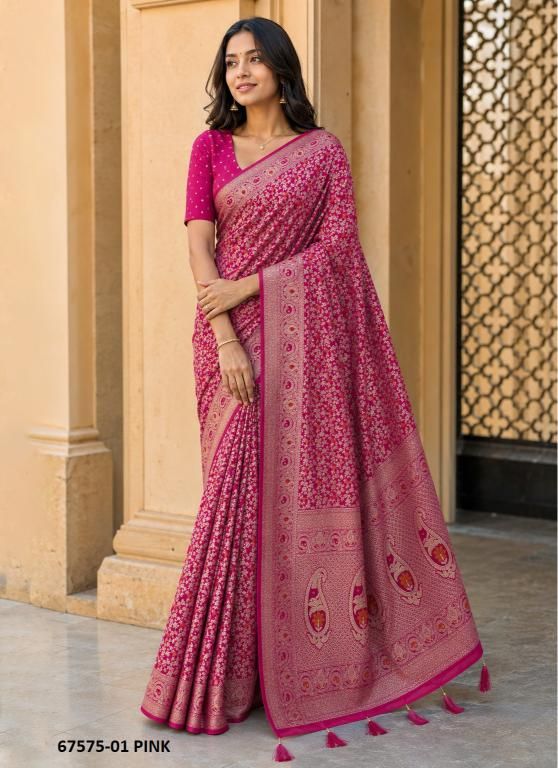 MEENA - Catalog # 67575 (Set of 5 Sarees) MEENA - Catalog # 67575 (Set of 5 Sarees)
