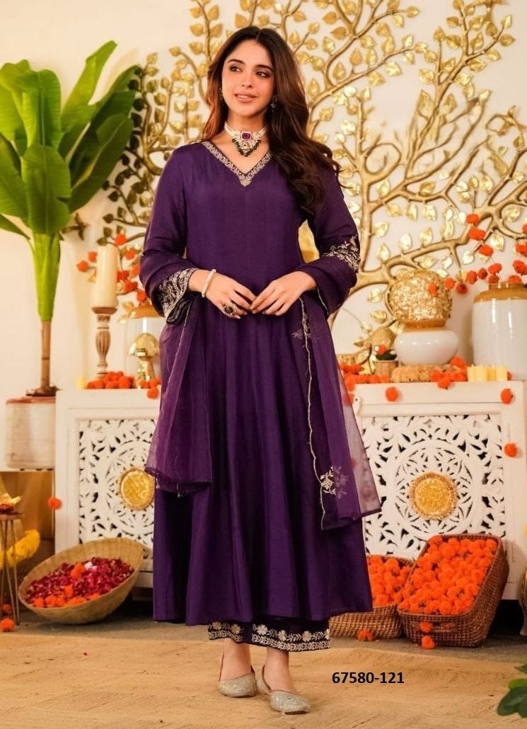 SHADES - Catalog # 67580 (Set of 2 Readymade Salwar Suits) SHADES - Catalog # 67580 (Set of 2 Readymade Salwar Suits)