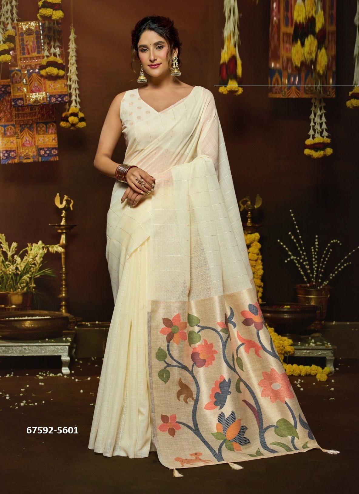 PARAMPARA - Catalog # 67592 (Set of 6 Sarees) PARAMPARA - Catalog # 67592 (Set of 6 Sarees)