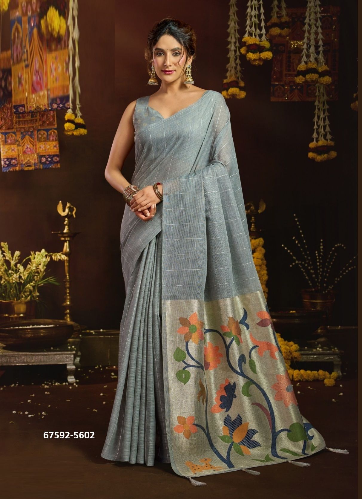 PARAMPARA - Catalog # 67592 (Set of 6 Sarees) PARAMPARA - Catalog # 67592 (Set of 6 Sarees)