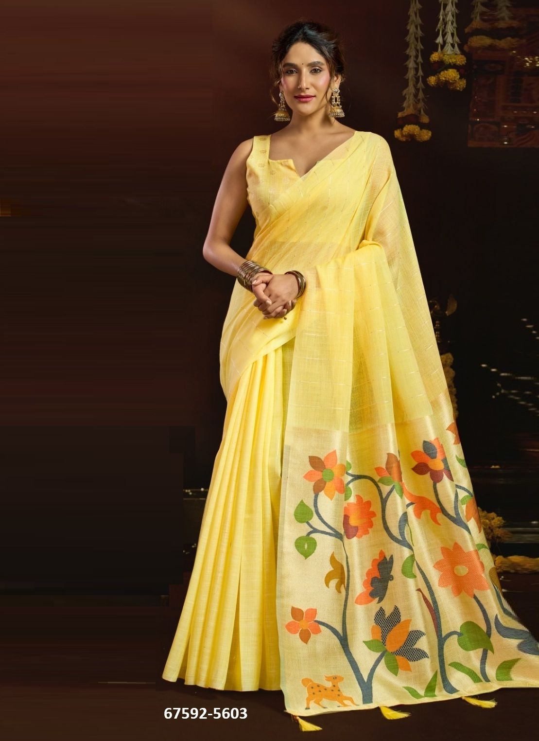 PARAMPARA - Catalog # 67592 (Set of 6 Sarees) PARAMPARA - Catalog # 67592 (Set of 6 Sarees)