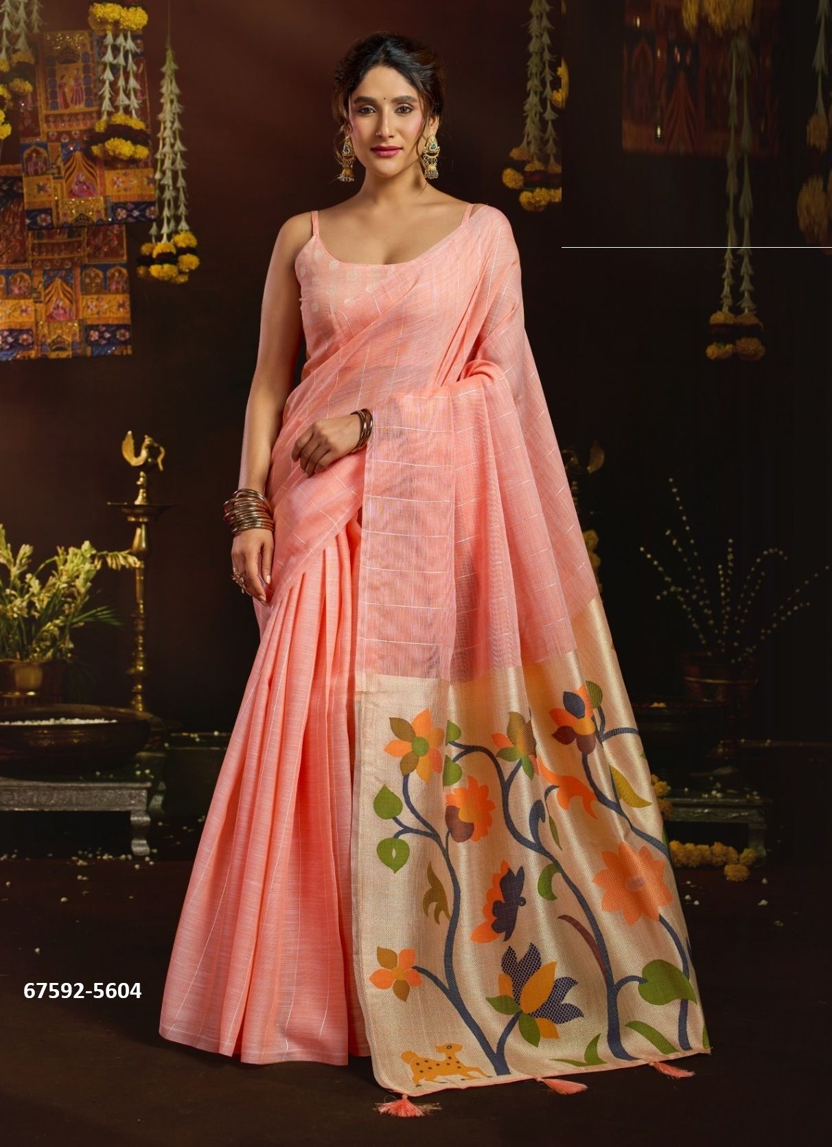 PARAMPARA - Catalog # 67592 (Set of 6 Sarees) PARAMPARA - Catalog # 67592 (Set of 6 Sarees)