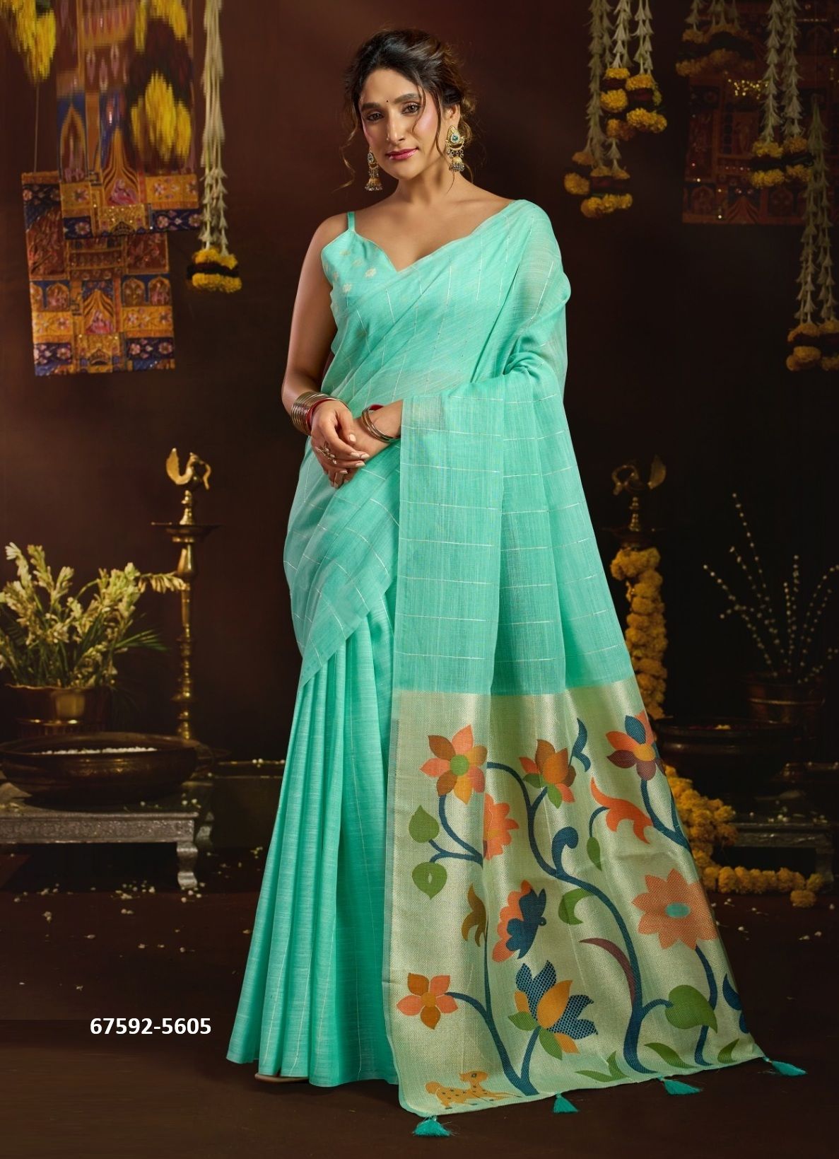 PARAMPARA - Catalog # 67592 (Set of 6 Sarees) PARAMPARA - Catalog # 67592 (Set of 6 Sarees)