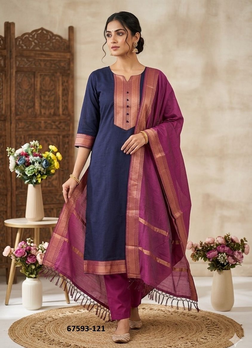 KANCHI COTTONS - Catalog # 67593 (Set of 13 Readymade Salwar Suits) KANCHI COTTONS - Catalog # 67593 (Set of 13 Readymade Salwar Suits)