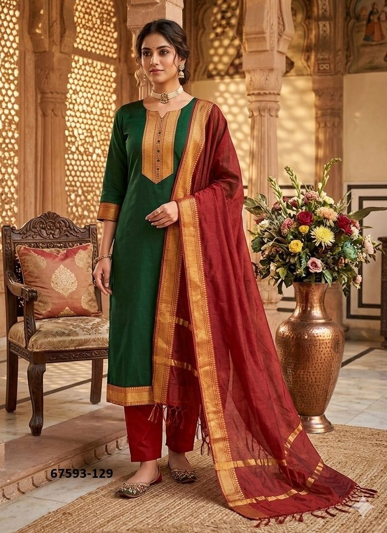 KANCHI COTTONS - Catalog # 67593 (Set of 13 Readymade Salwar Suits) KANCHI COTTONS - Catalog # 67593 (Set of 13 Readymade Salwar Suits)