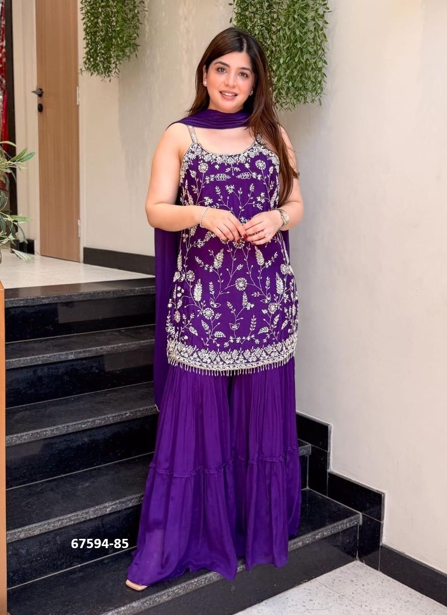 DEVANJI - Catalog # 67594 (Set of 2 Readymade Salwar Suits) DEVANJI - Catalog # 67594 (Set of 2 Readymade Salwar Suits)