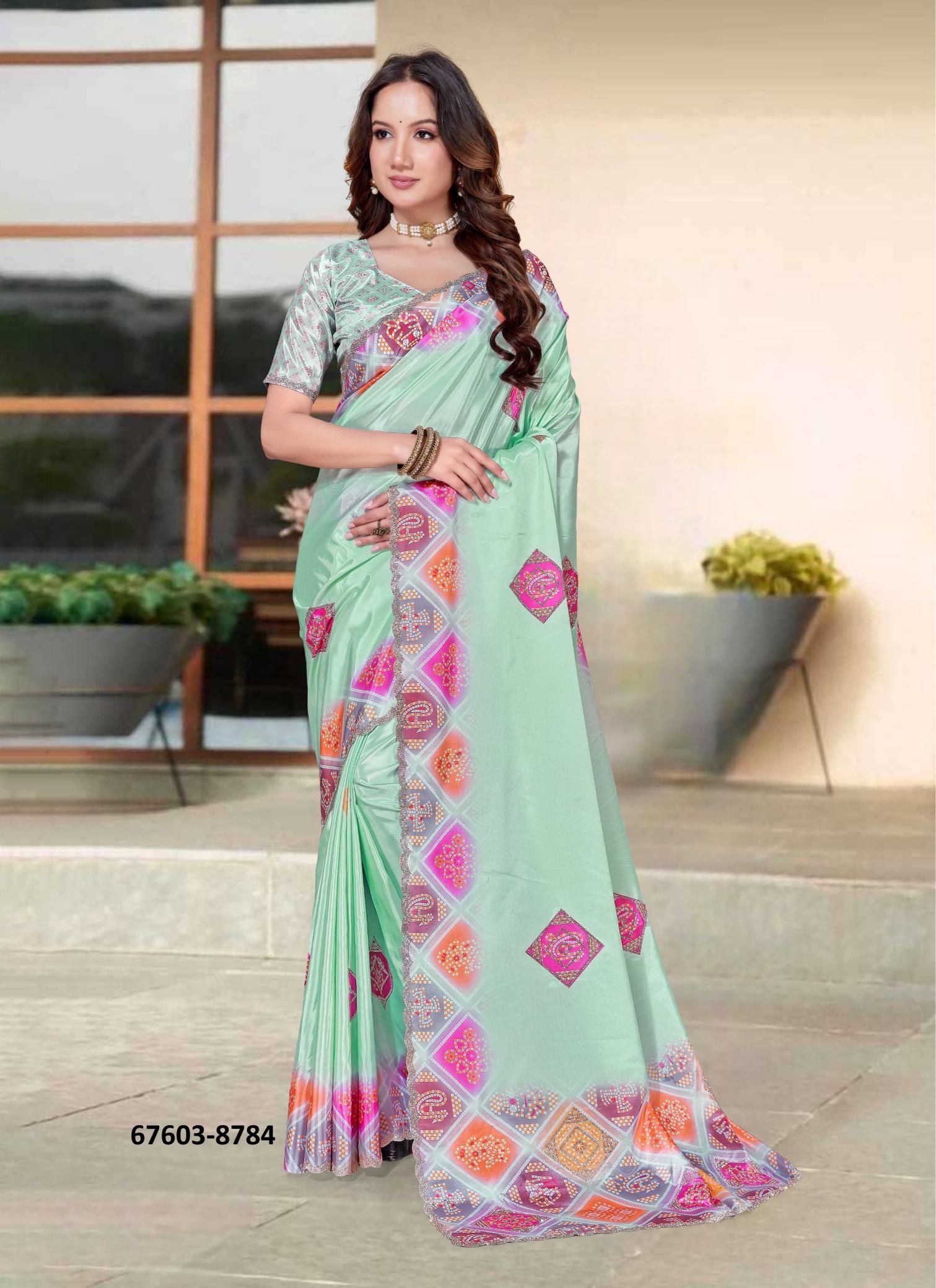 NATRAJ - Catalog # 67603 (Set of 5 Sarees) NATRAJ - Catalog # 67603 (Set of 5 Sarees)