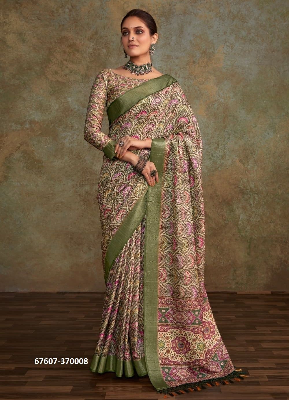 RITISHA - Catalog # 67607 (Set of 8 Sarees) RITISHA - Catalog # 67607 (Set of 8 Sarees)