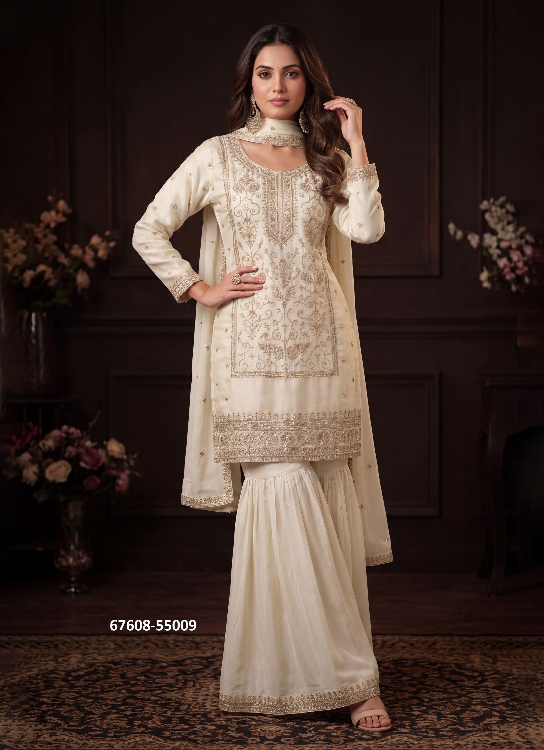 DIPIKA - Catalog # 67608 (Set of 3 Readymade Salwar Suits) DIPIKA - Catalog # 67608 (Set of 3 Readymade Salwar Suits)