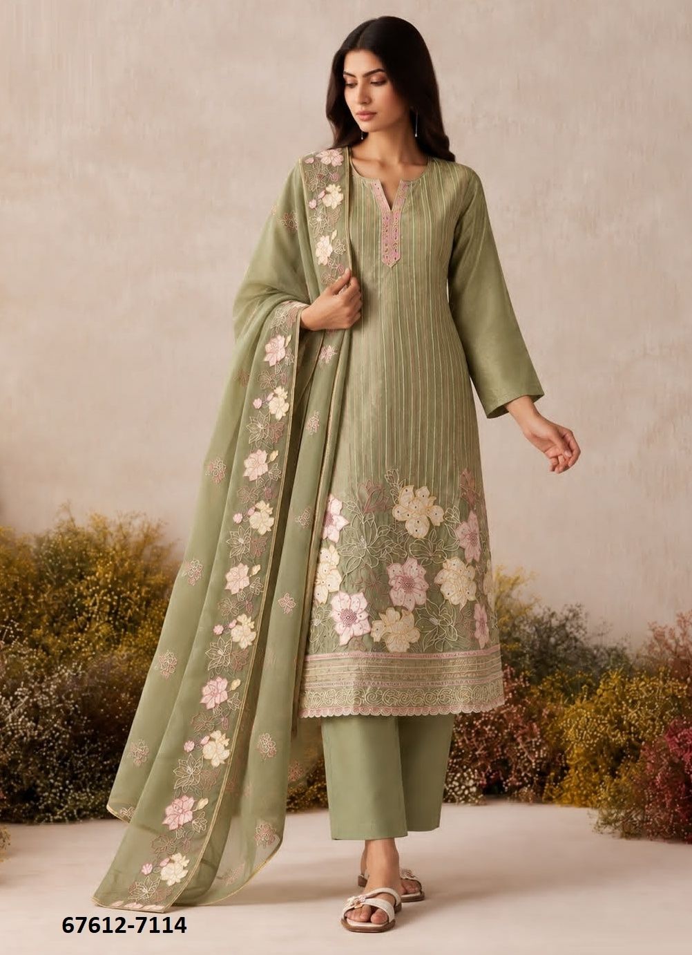 DHOOM - Catalog # 67612 (Set of 4 Readymade Salwar Suits) DHOOM - Catalog # 67612 (Set of 4 Readymade Salwar Suits)