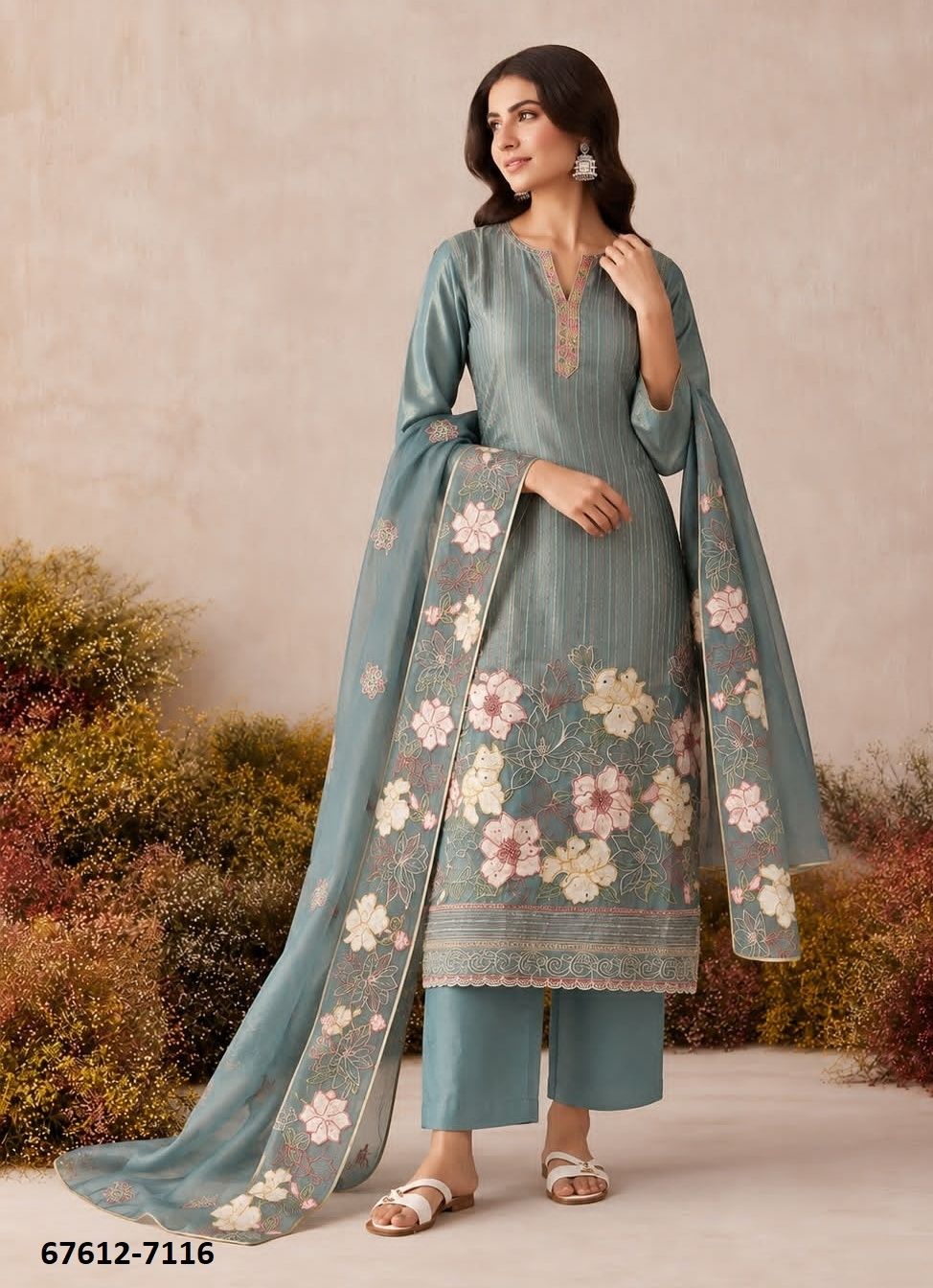DHOOM - Catalog # 67612 (Set of 4 Readymade Salwar Suits) DHOOM - Catalog # 67612 (Set of 4 Readymade Salwar Suits)