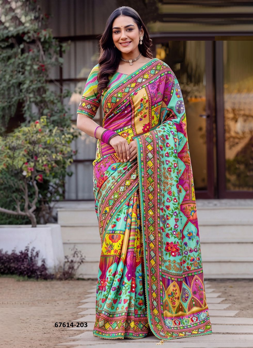 RAMLEELA - Catalog # 67614 (Set of 4 Sarees) RAMLEELA - Catalog # 67614 (Set of 4 Sarees)