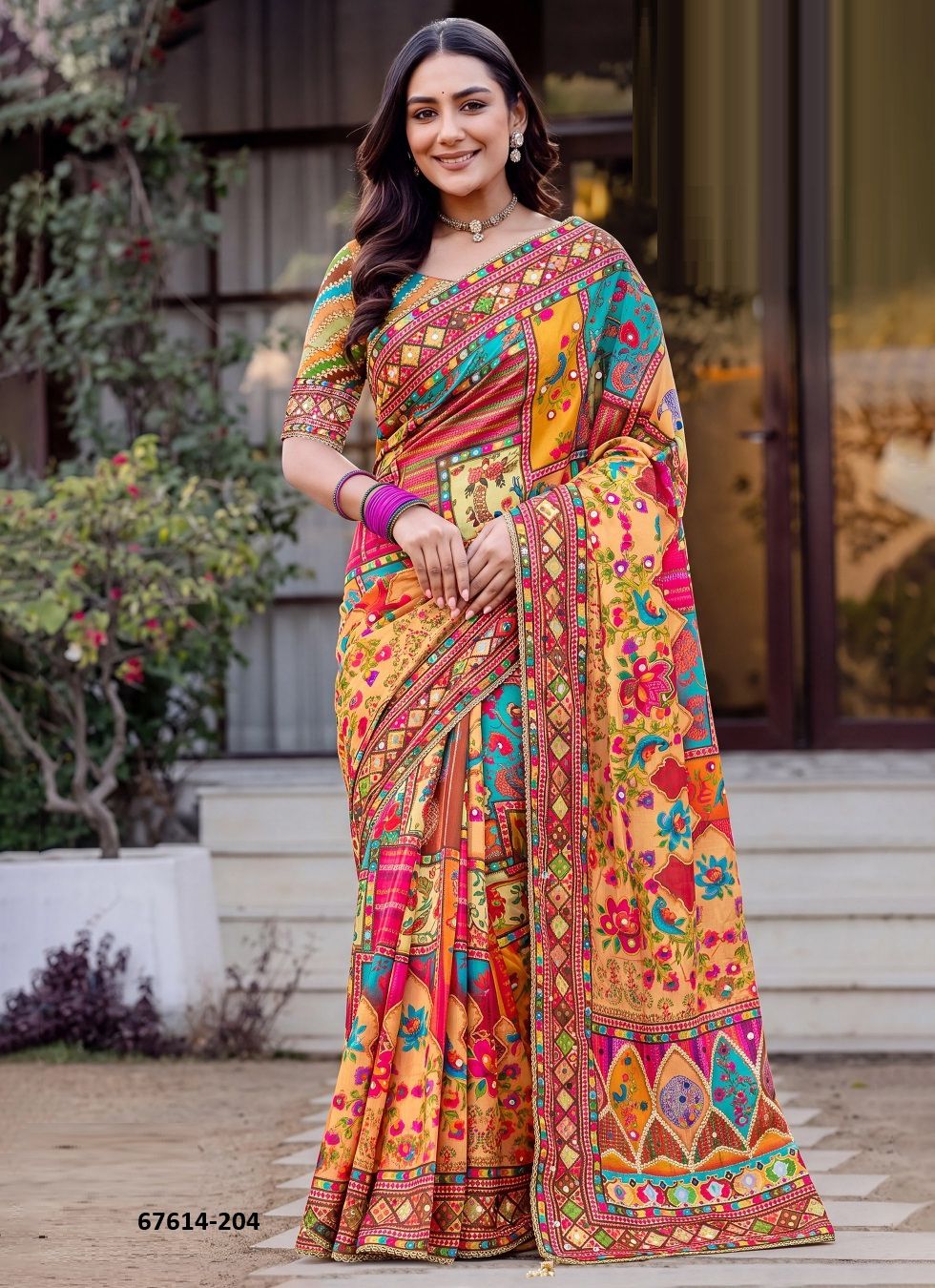 RAMLEELA - Catalog # 67614 (Set of 4 Sarees) RAMLEELA - Catalog # 67614 (Set of 4 Sarees)