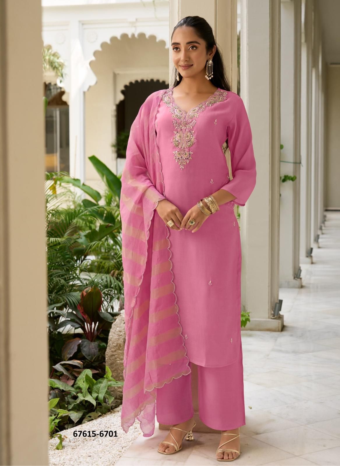 SHARARAT 10 - Catalog # 67615 (Set of 6 Readymade Salwar Suits) SHARARAT 10 - Catalog # 67615 (Set of 6 Readymade Salwar Suits)