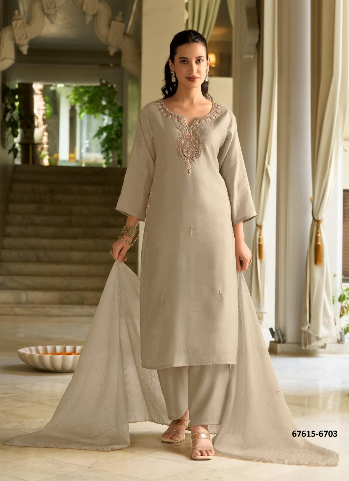 SHARARAT 10 - Catalog # 67615 (Set of 6 Readymade Salwar Suits) SHARARAT 10 - Catalog # 67615 (Set of 6 Readymade Salwar Suits)
