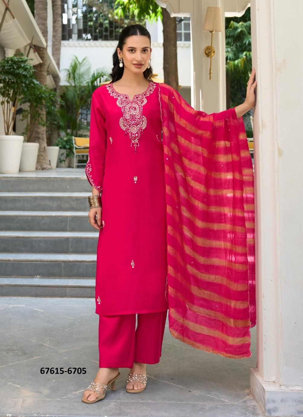 SHARARAT 10 - Catalog # 67615 (Set of 6 Readymade Salwar Suits) SHARARAT 10 - Catalog # 67615 (Set of 6 Readymade Salwar Suits)