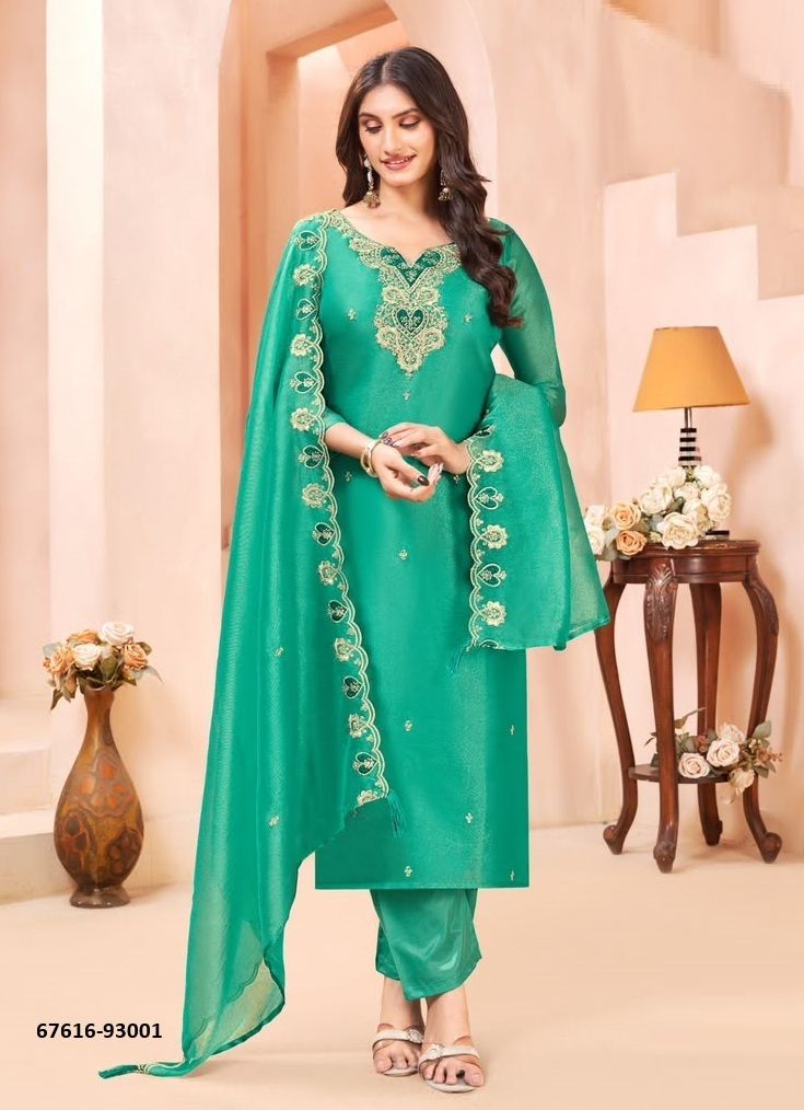 SAANVI - Catalog # 67616 (Set of 10 Readymade Salwar Suits) SAANVI - Catalog # 67616 (Set of 10 Readymade Salwar Suits)