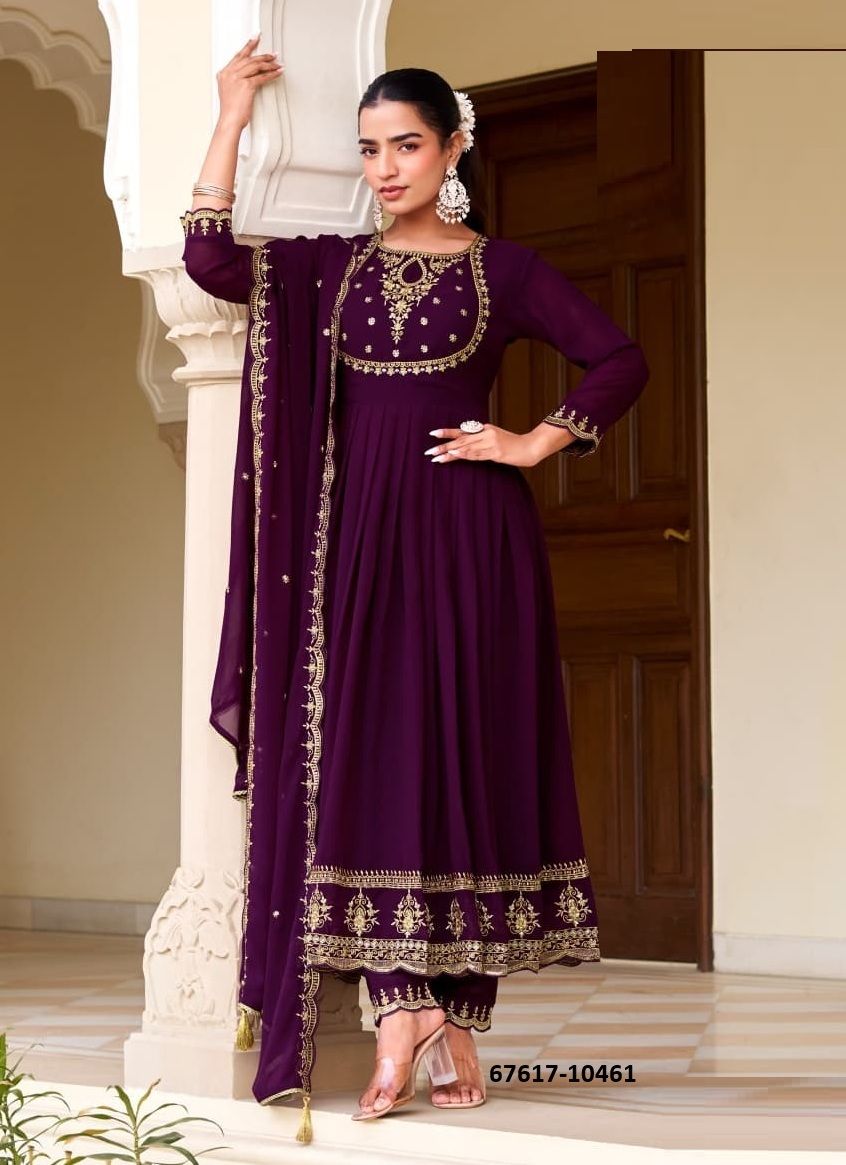 SUN MOON - Catalog # 67617 (Set of 4 Readymade Salwar Suits) SUN MOON - Catalog # 67617 (Set of 4 Readymade Salwar Suits)