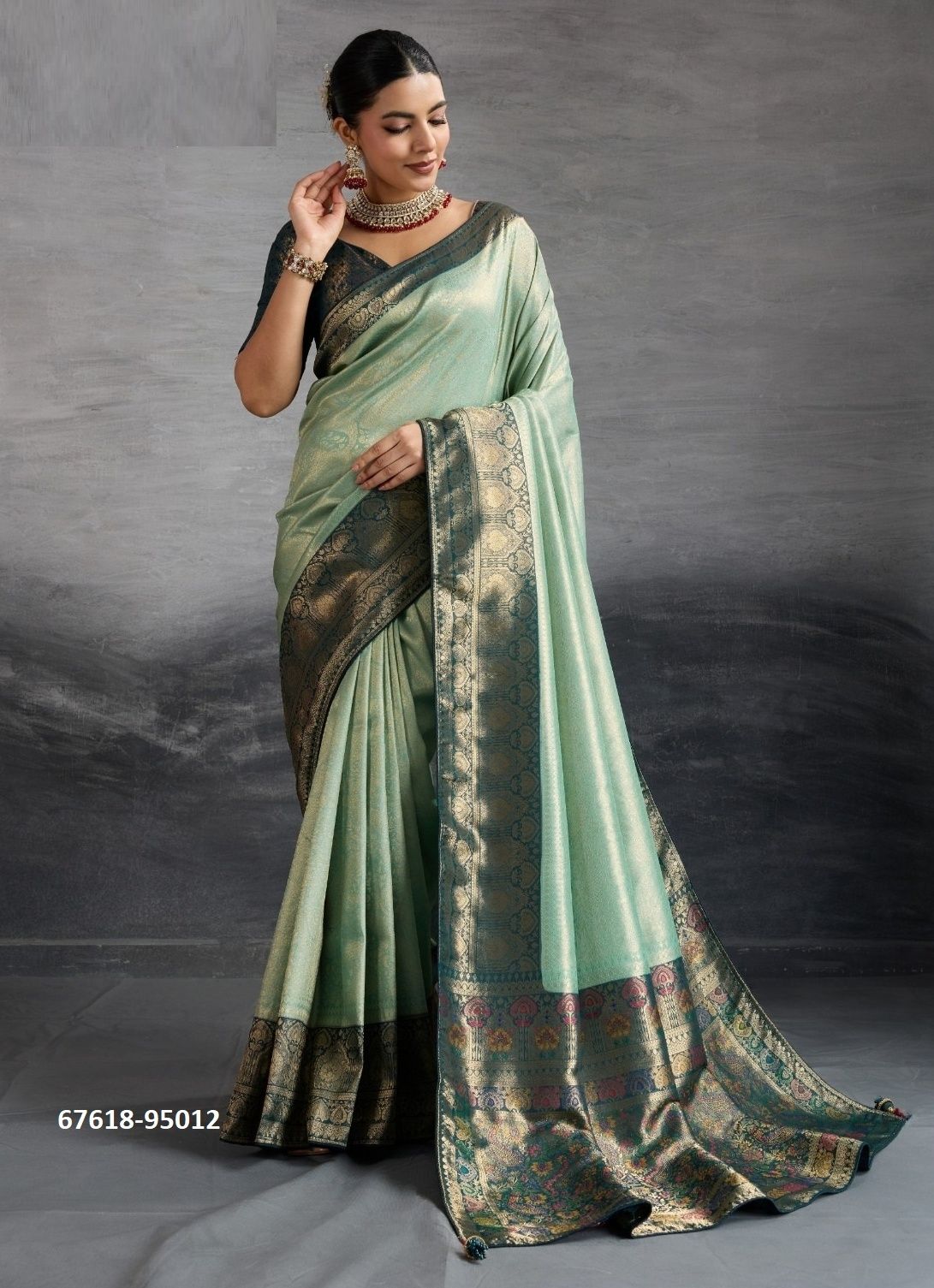 KONICA - Catalog # 67618 (Set of 4 Sarees) KONICA - Catalog # 67618 (Set of 4 Sarees)