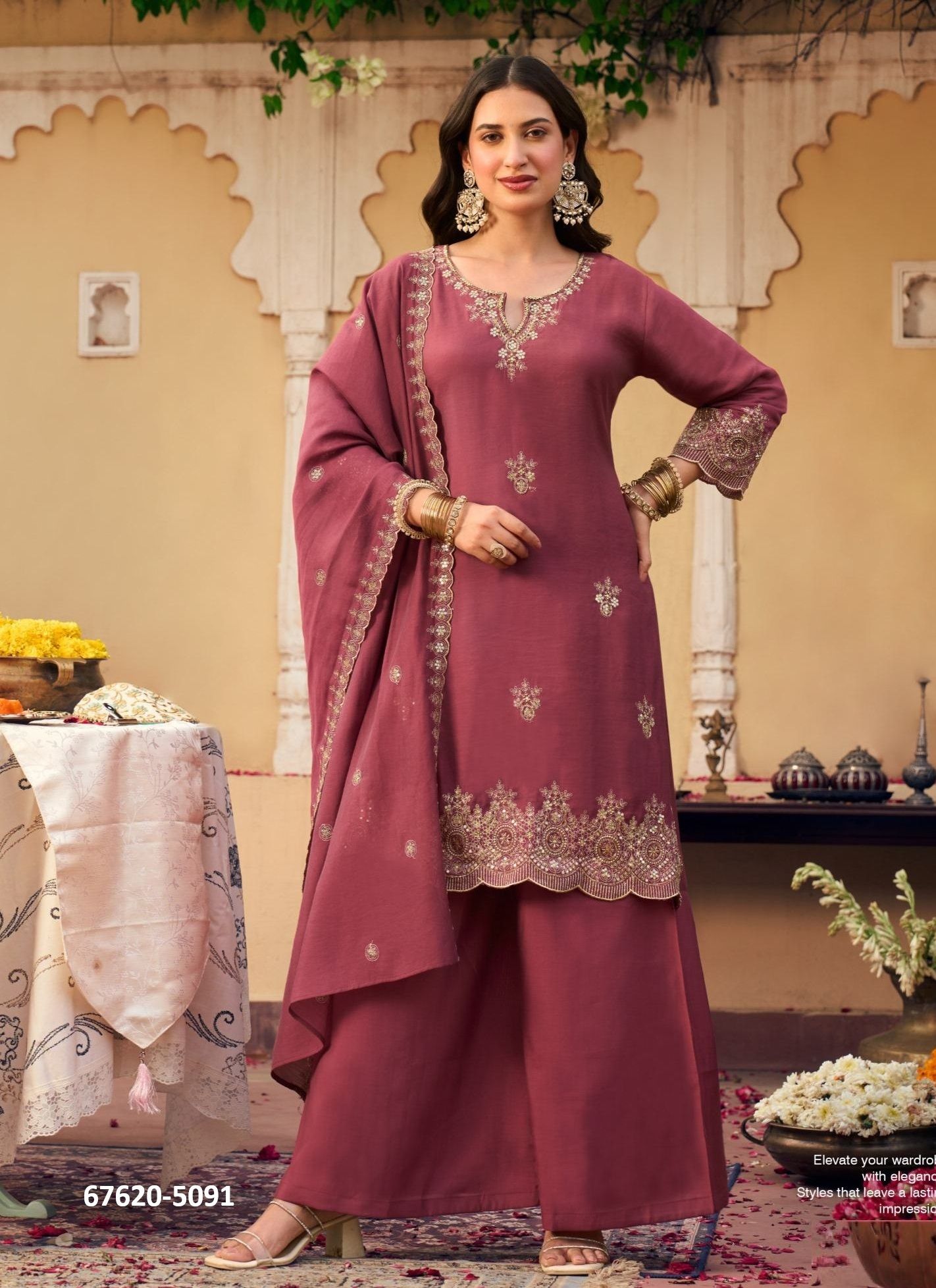MARSH MELLOW - Catalog # 67620 (Set of 6 Readymade Salwar Suits) MARSH MELLOW - Catalog # 67620 (Set of 6 Readymade Salwar Suits)