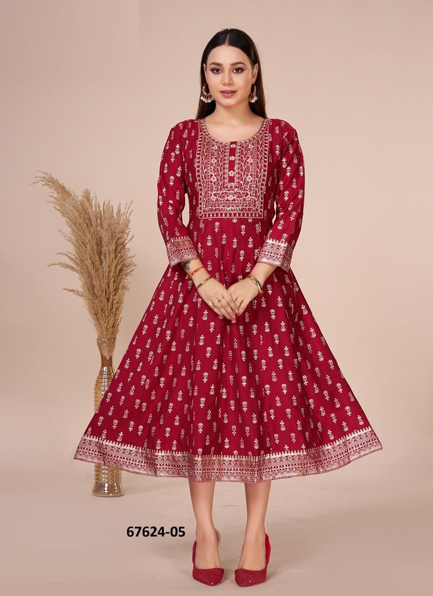 GRAMEEN - Catalog # 67624 (Set of 6 Readymade Women's Kurtis / Tops) GRAMEEN - Catalog # 67624 (Set of 6 Readymade Women's Kurtis / Tops)