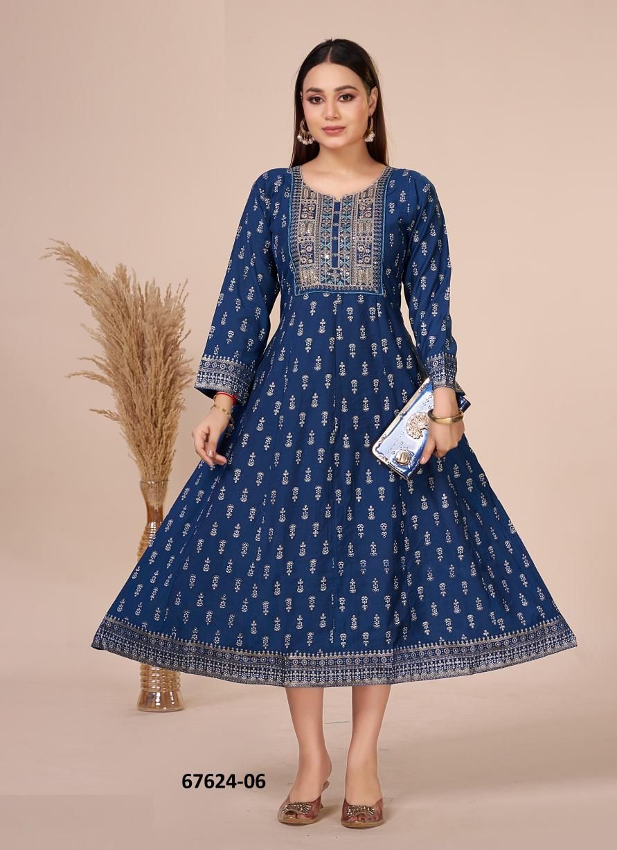 GRAMEEN - Catalog # 67624 (Set of 6 Readymade Women's Kurtis / Tops) GRAMEEN - Catalog # 67624 (Set of 6 Readymade Women's Kurtis / Tops)