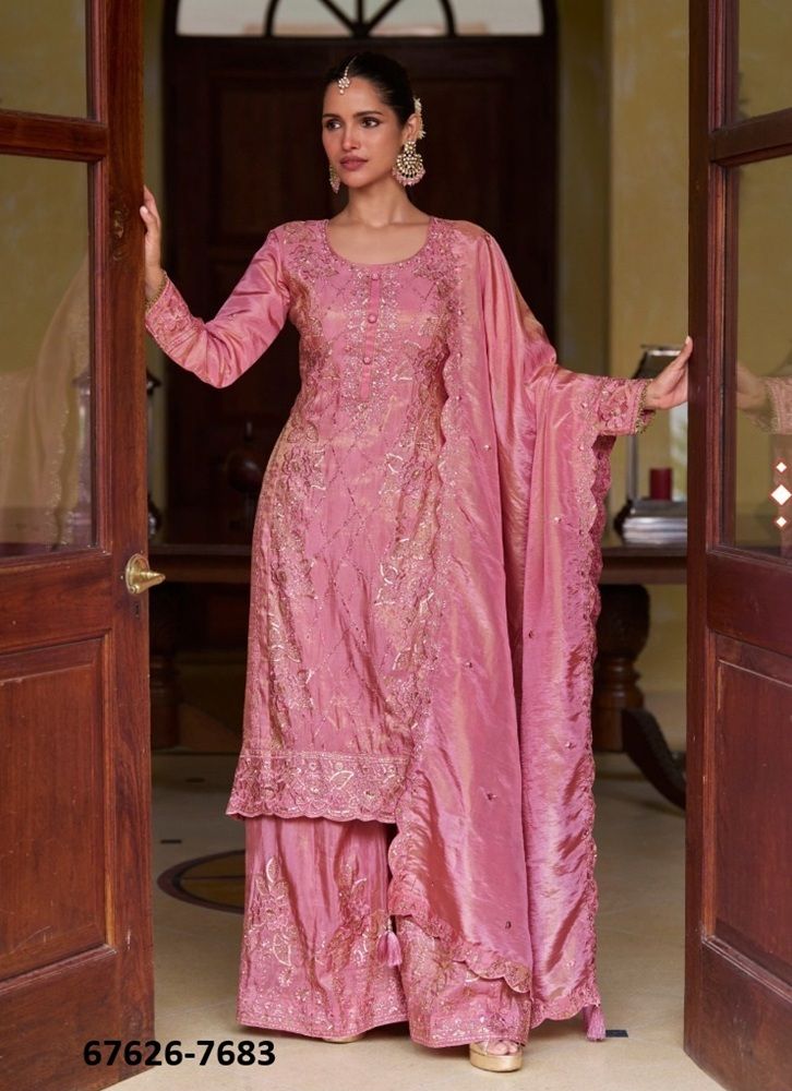 ZEENAT - Catalog # 67626 (Set of 2 Readymade Salwar Suits) ZEENAT - Catalog # 67626 (Set of 2 Readymade Salwar Suits)