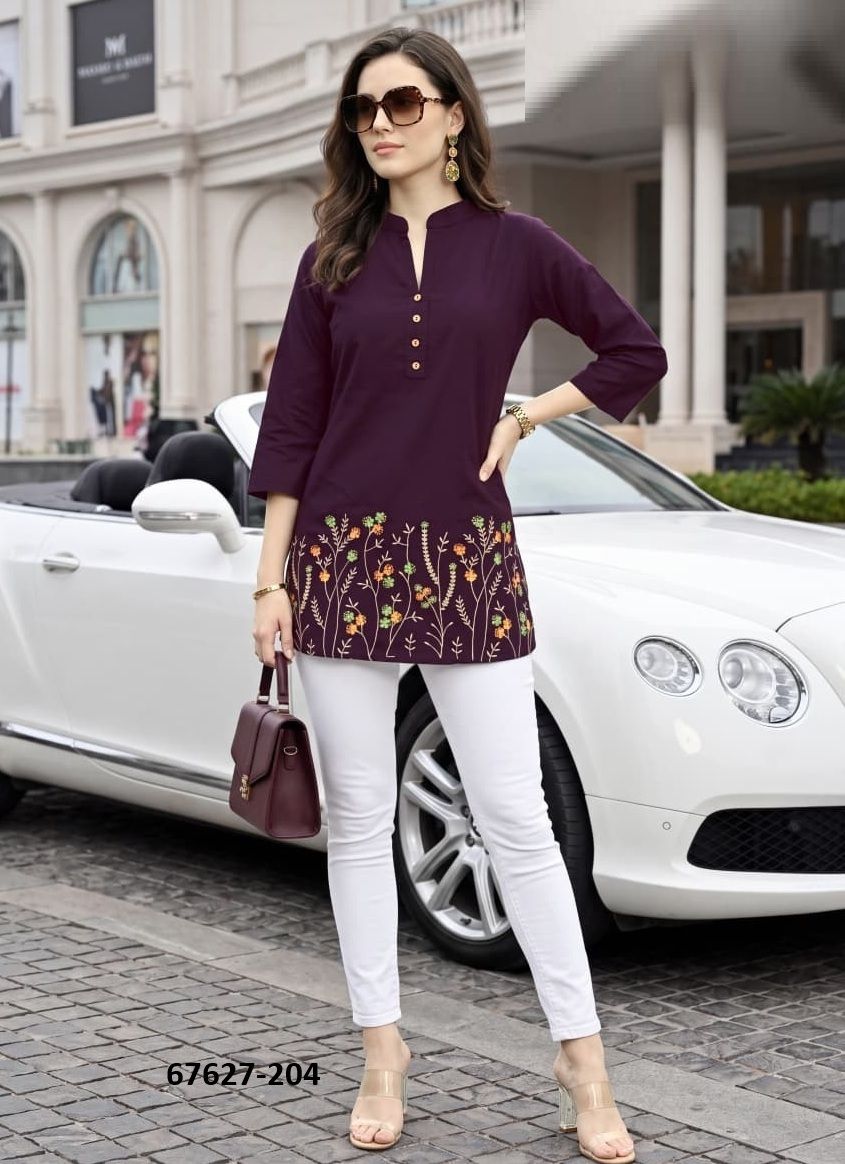 POLAND - Catalog # 67627 (Set of 6 Readymade Women's Kurtis / Tops)