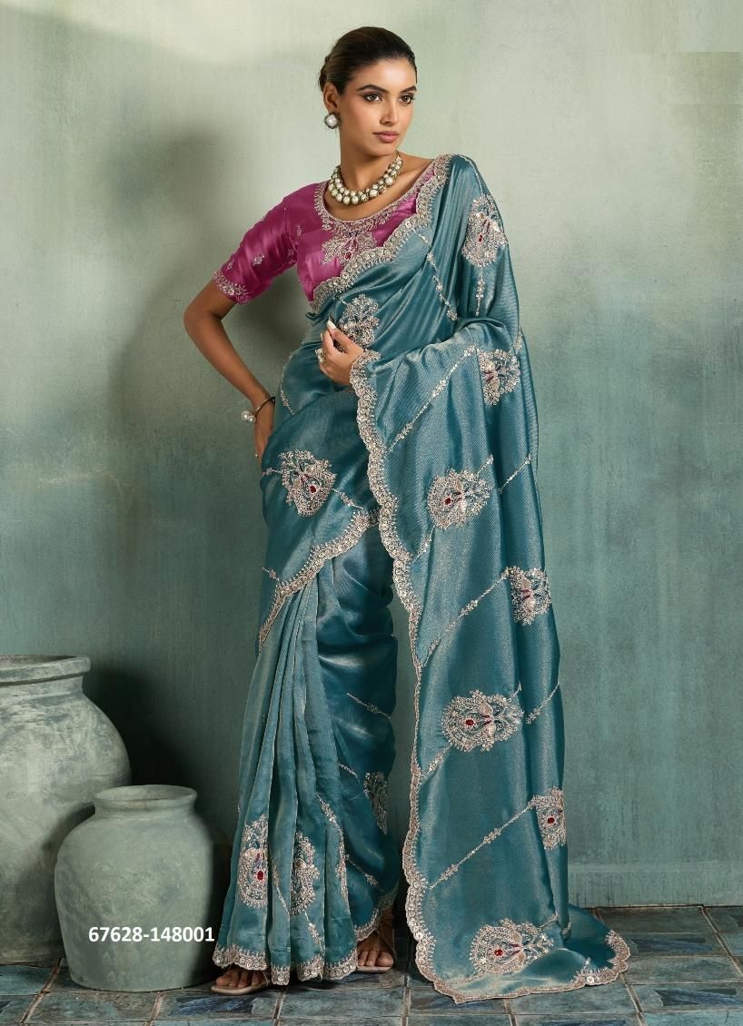 WELCOME ROYALE - Catalog # 67628 (Set of 6 Sarees) WELCOME ROYALE - Catalog # 67628 (Set of 6 Sarees)