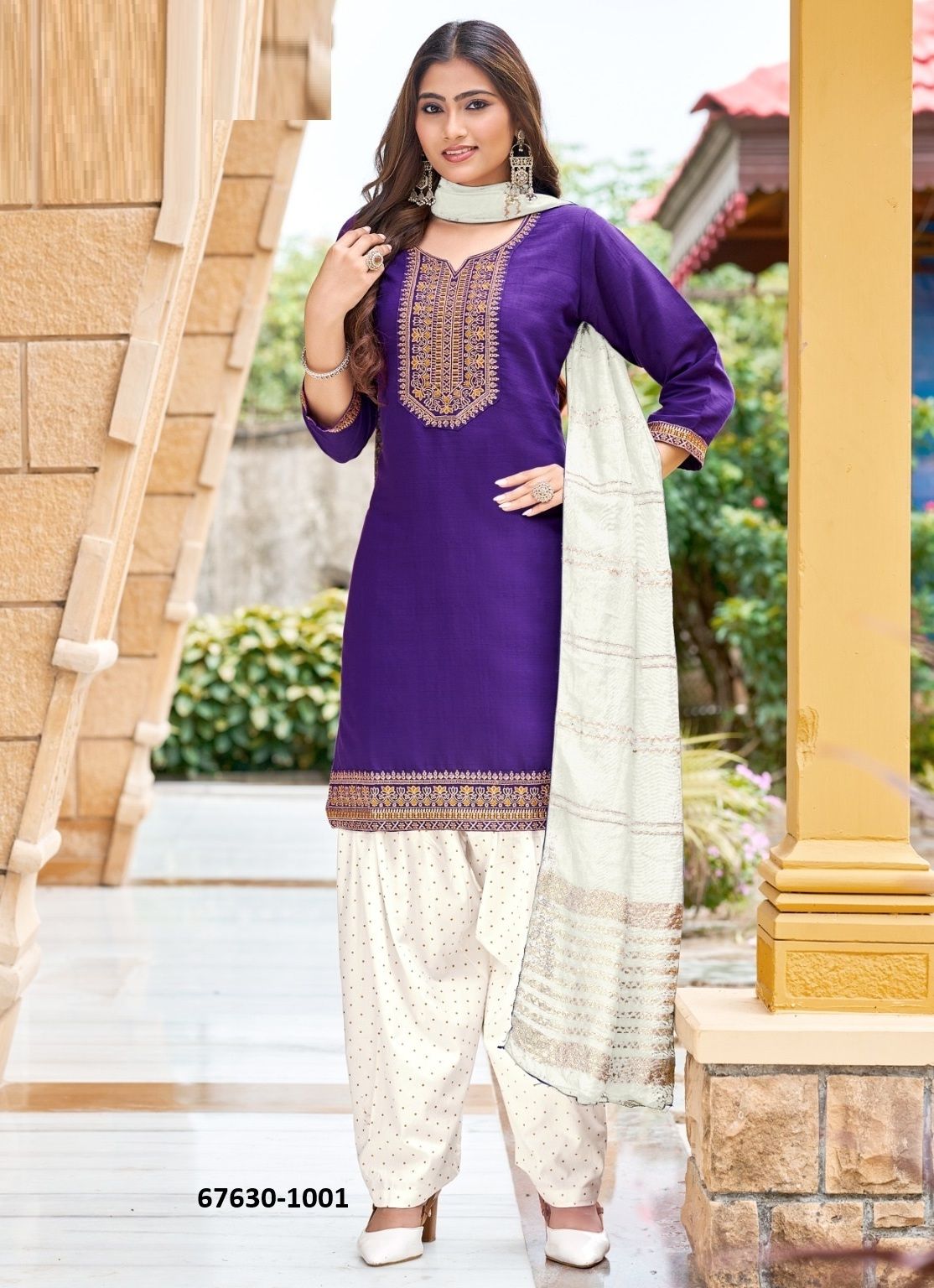 QUEEN OF PATIALA - Catalog # 67630 (Set of 8 Readymade Salwar Suits) QUEEN OF PATIALA - Catalog # 67630 (Set of 8 Readymade Salwar Suits)