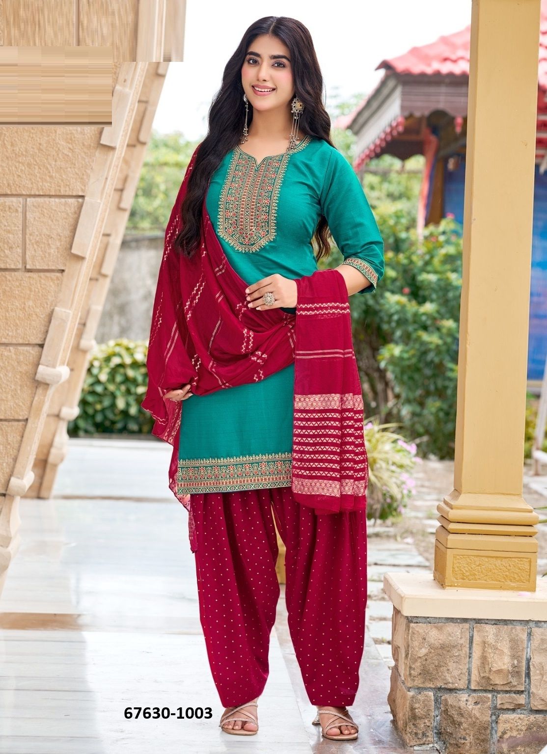 QUEEN OF PATIALA - Catalog # 67630 (Set of 8 Readymade Salwar Suits) QUEEN OF PATIALA - Catalog # 67630 (Set of 8 Readymade Salwar Suits)