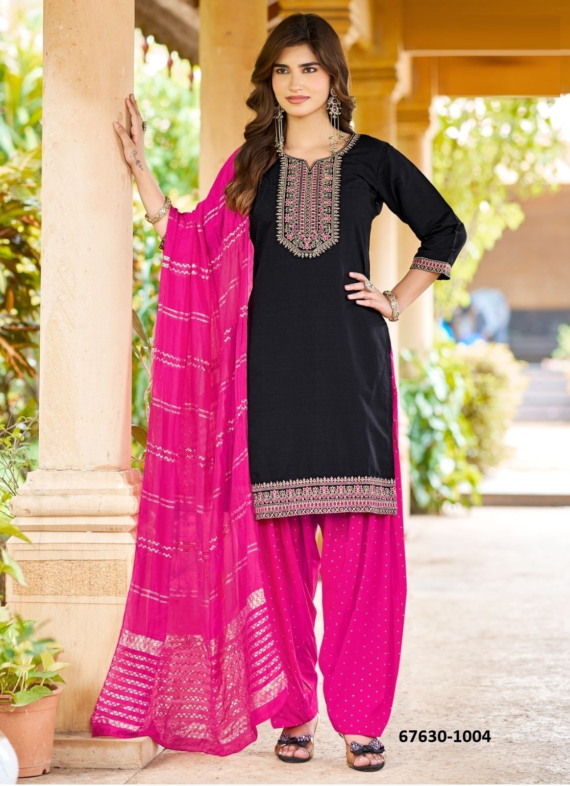 QUEEN OF PATIALA - Catalog # 67630 (Set of 8 Readymade Salwar Suits) QUEEN OF PATIALA - Catalog # 67630 (Set of 8 Readymade Salwar Suits)