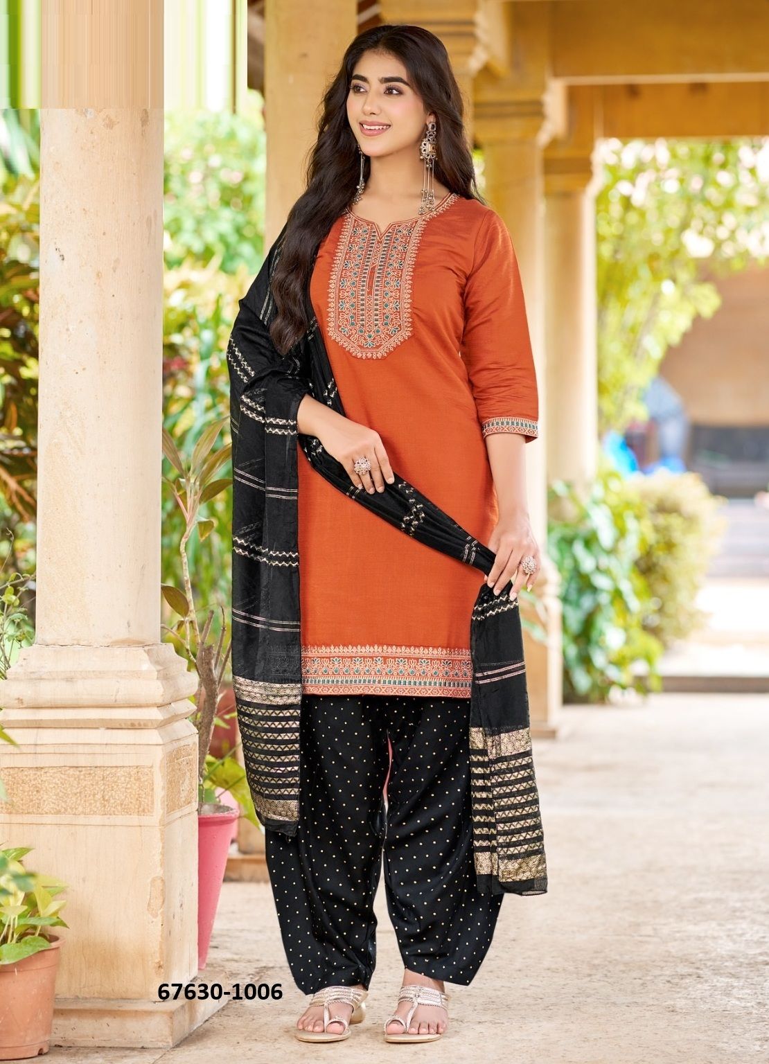 QUEEN OF PATIALA - Catalog # 67630 (Set of 8 Readymade Salwar Suits) QUEEN OF PATIALA - Catalog # 67630 (Set of 8 Readymade Salwar Suits)