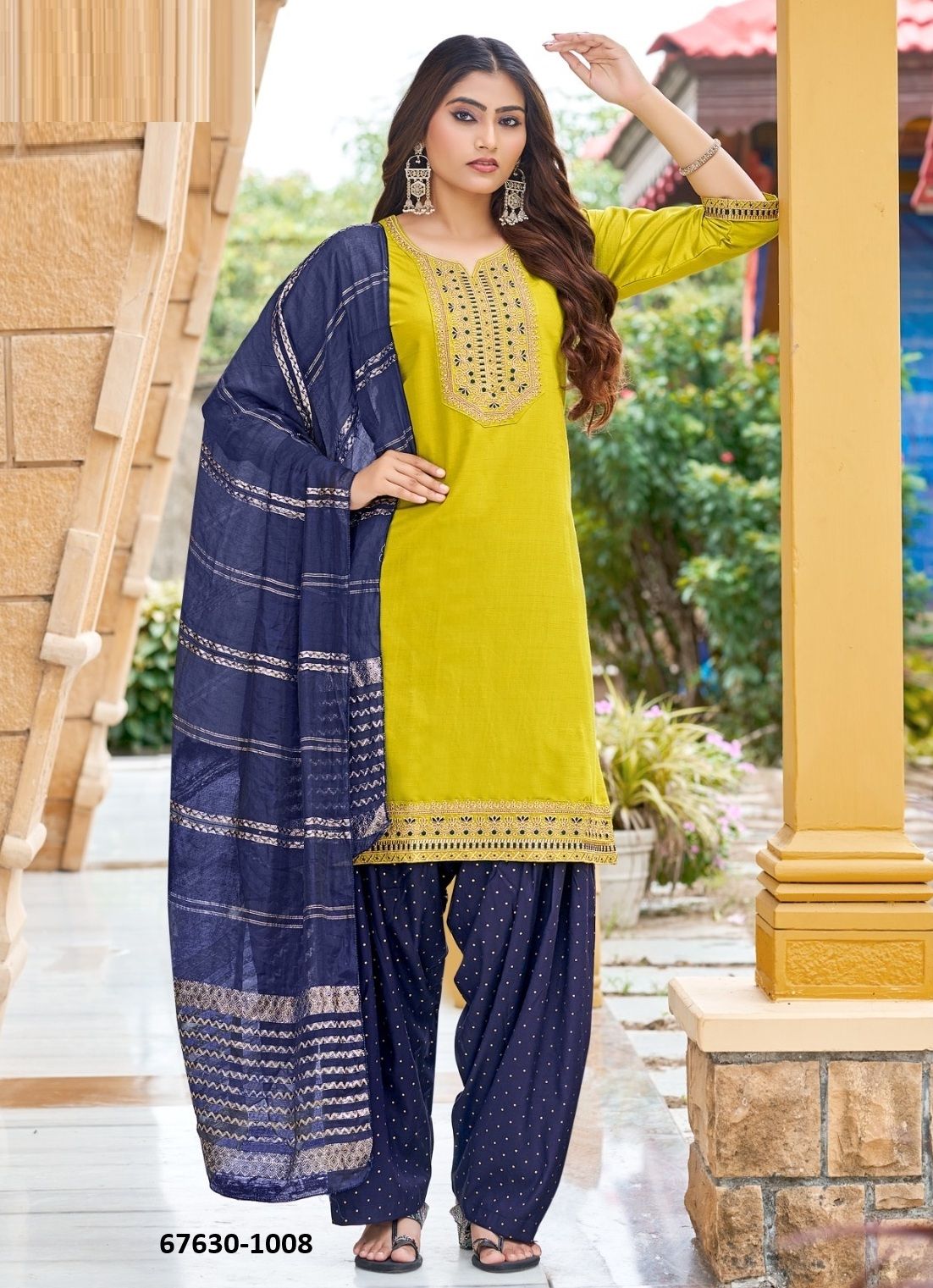 QUEEN OF PATIALA - Catalog # 67630 (Set of 8 Readymade Salwar Suits) QUEEN OF PATIALA - Catalog # 67630 (Set of 8 Readymade Salwar Suits)