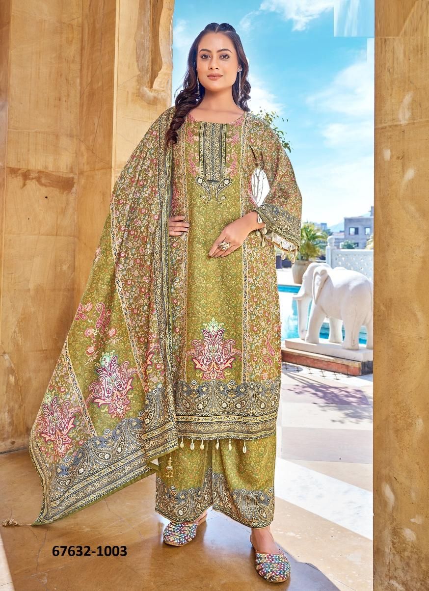 SABRI - Catalog # 67632 (Set of 4 Readymade Salwar Suits) SABRI - Catalog # 67632 (Set of 4 Readymade Salwar Suits)