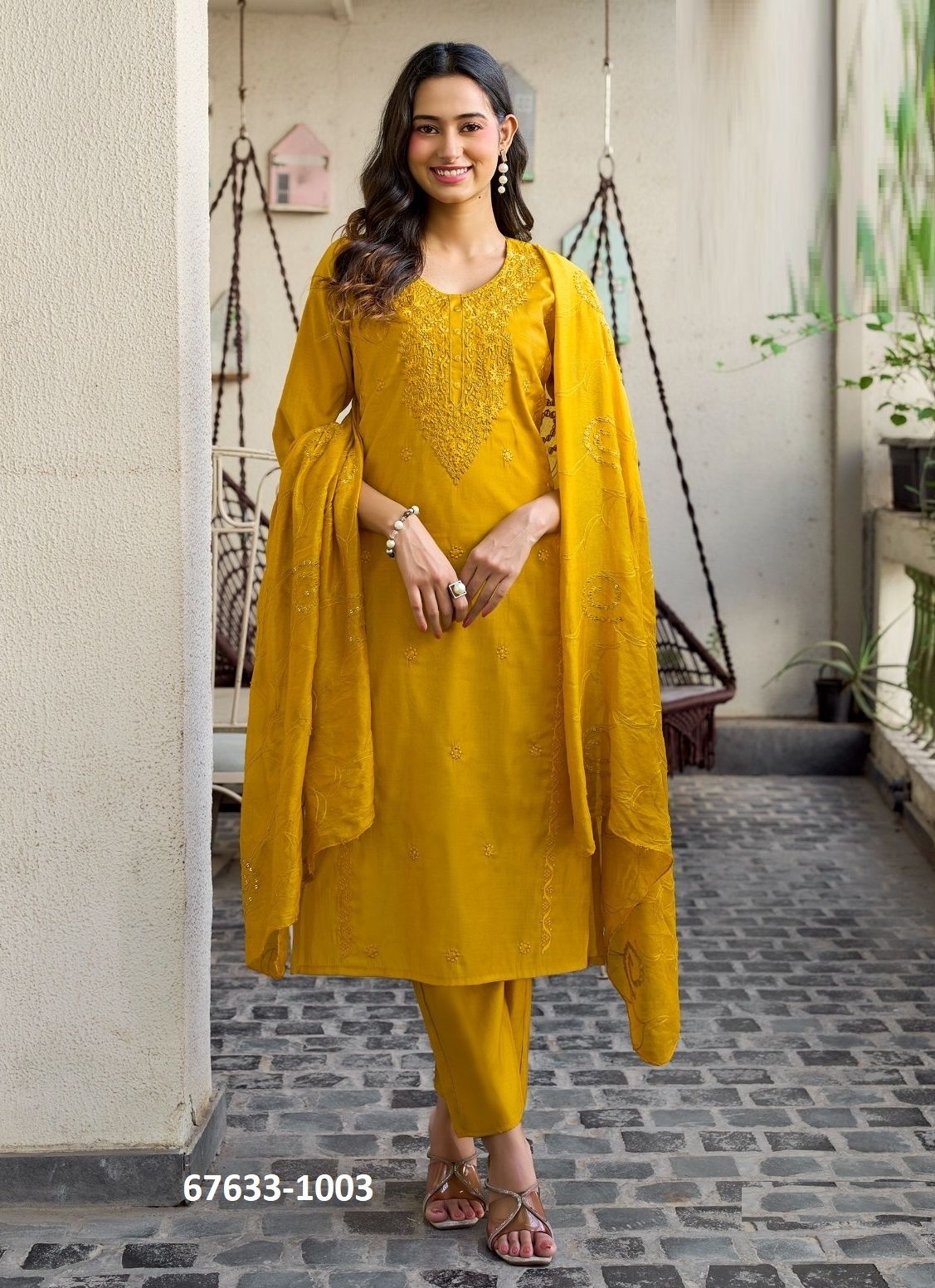 PINKAL 1 - Catalog # 67633 (Set of 6 Readymade Salwar Suits) PINKAL 1 - Catalog # 67633 (Set of 6 Readymade Salwar Suits)