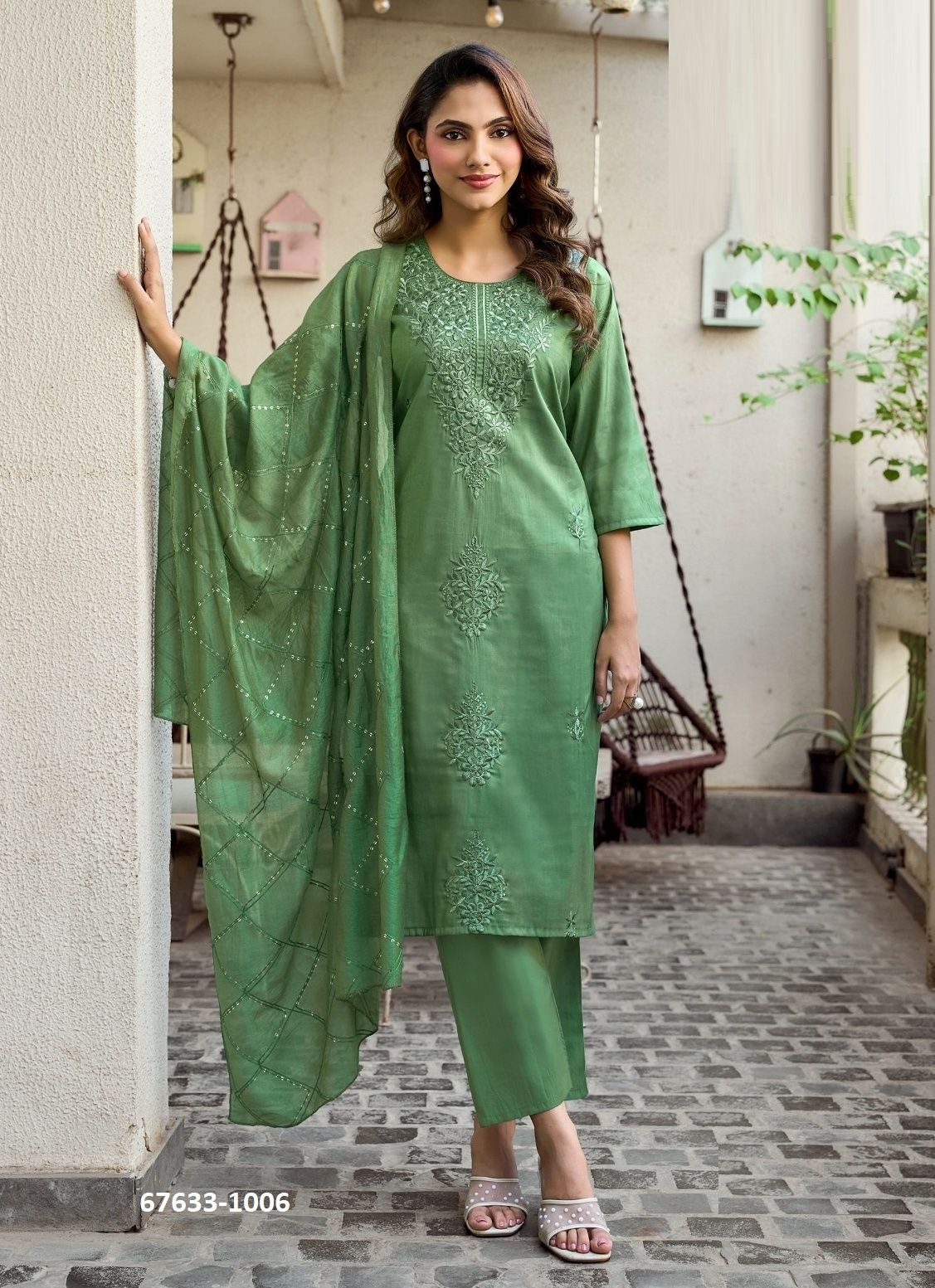 PINKAL 1 - Catalog # 67633 (Set of 6 Readymade Salwar Suits) PINKAL 1 - Catalog # 67633 (Set of 6 Readymade Salwar Suits)