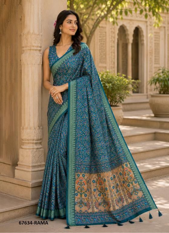 ROCKET - Catalog # 67634 (Set of 4 Sarees) ROCKET - Catalog # 67634 (Set of 4 Sarees)