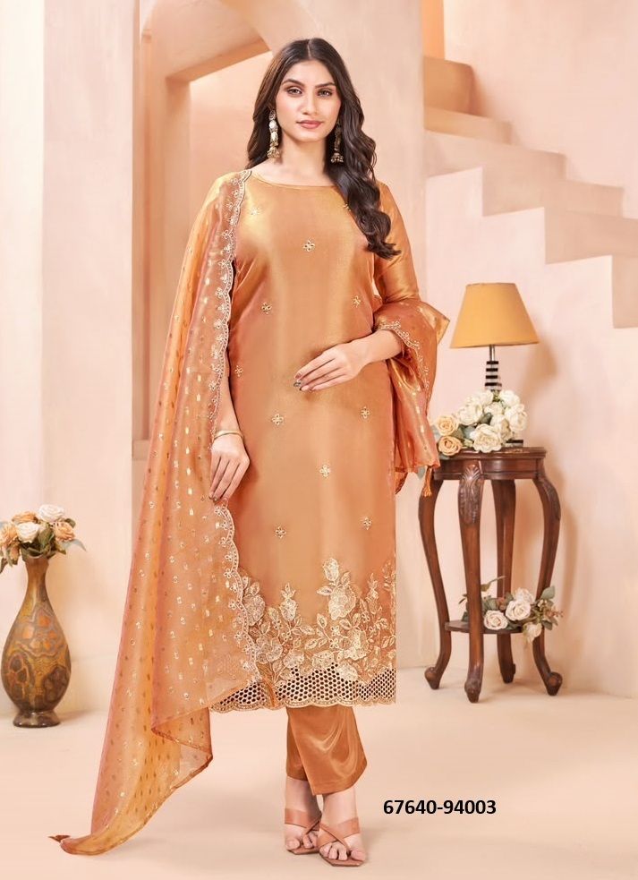KANAK NIDHI - Catalog # 67640 (Set of 6 Readymade Salwar Suits) KANAK NIDHI - Catalog # 67640 (Set of 6 Readymade Salwar Suits)