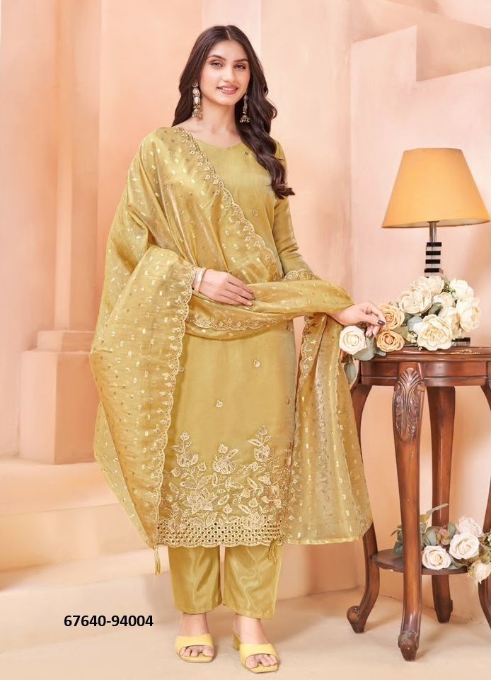 KANAK NIDHI - Catalog # 67640 (Set of 6 Readymade Salwar Suits) KANAK NIDHI - Catalog # 67640 (Set of 6 Readymade Salwar Suits)