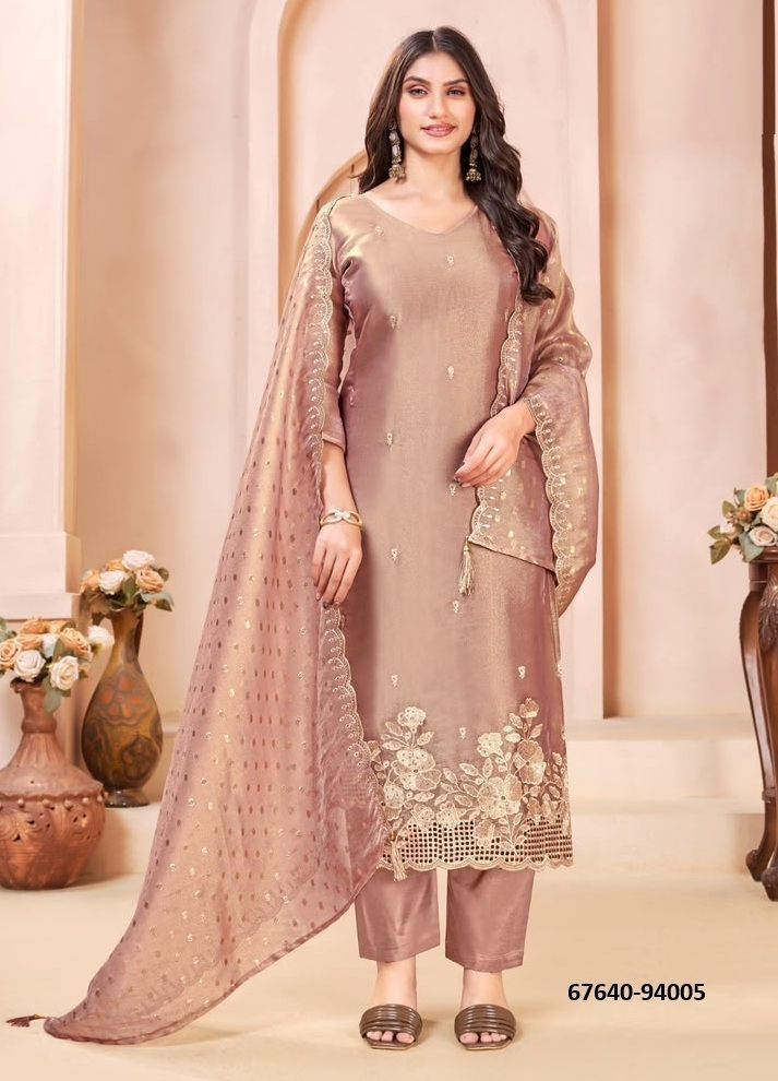 KANAK NIDHI - Catalog # 67640 (Set of 6 Readymade Salwar Suits) KANAK NIDHI - Catalog # 67640 (Set of 6 Readymade Salwar Suits)