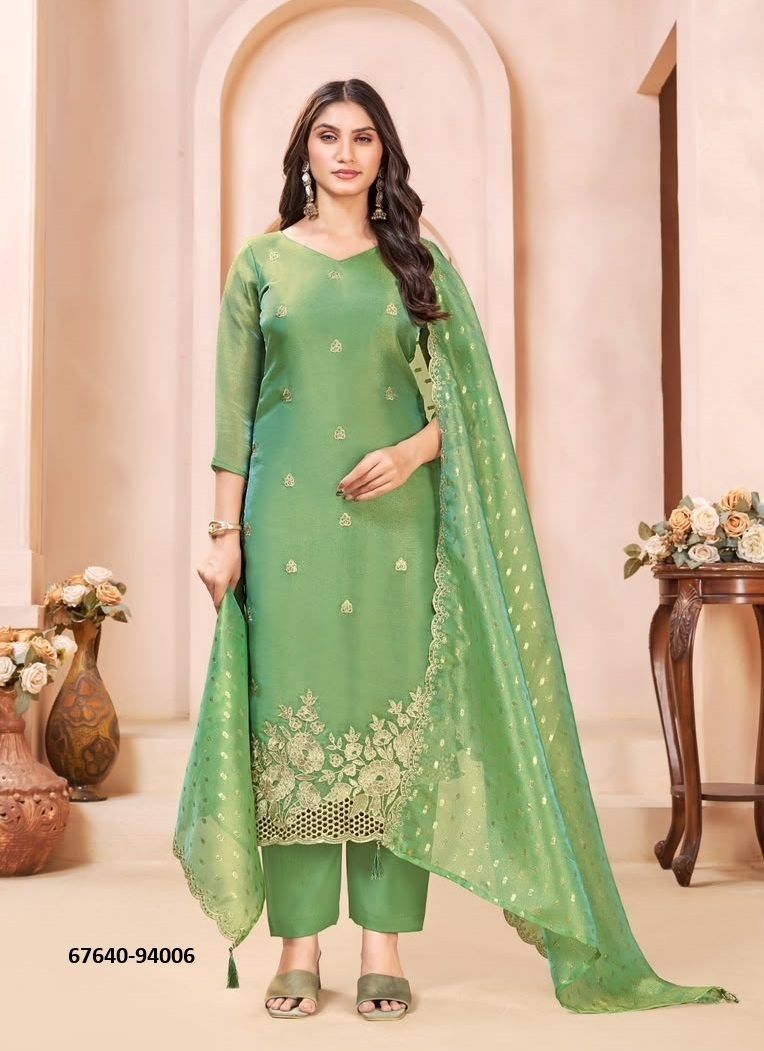 KANAK NIDHI - Catalog # 67640 (Set of 6 Readymade Salwar Suits) KANAK NIDHI - Catalog # 67640 (Set of 6 Readymade Salwar Suits)
